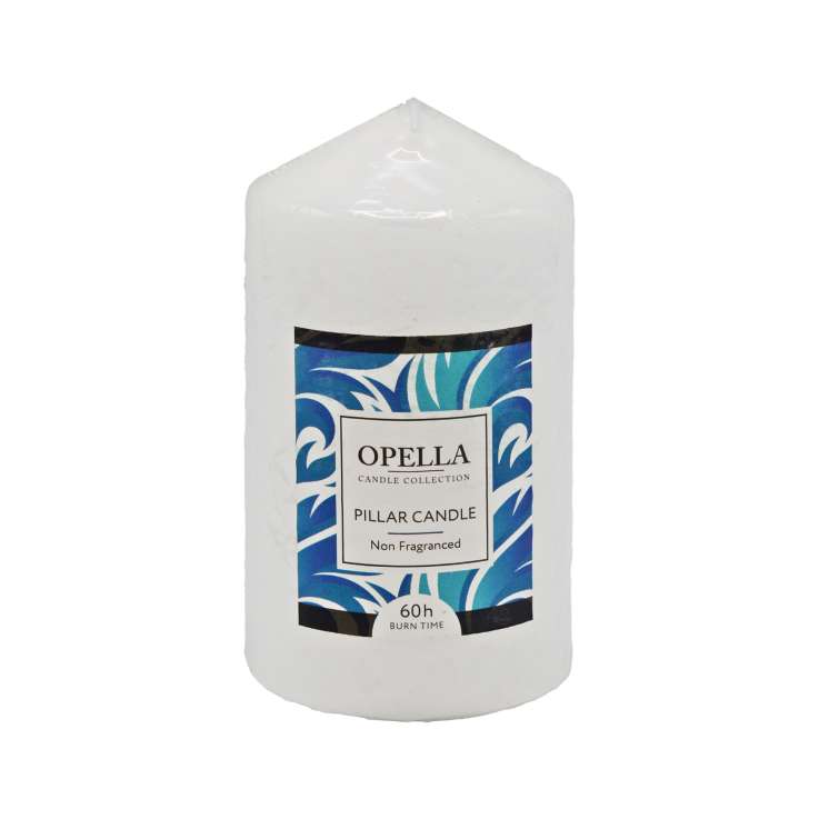 Opella Pillar Candle (60 Hour) - Non-Fragranced