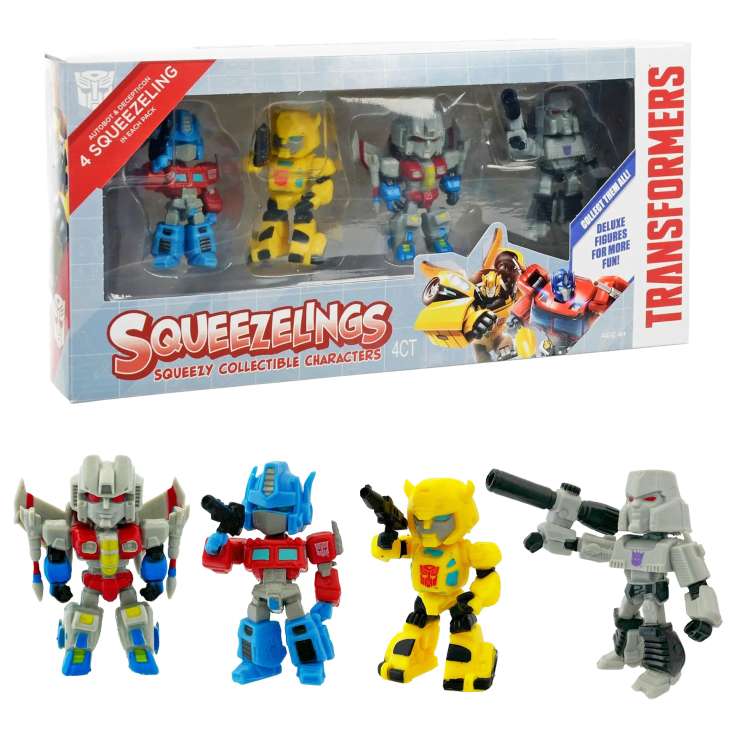 Transformers Squeezelings Deluxe Action Figures (6cm) 4 Pack