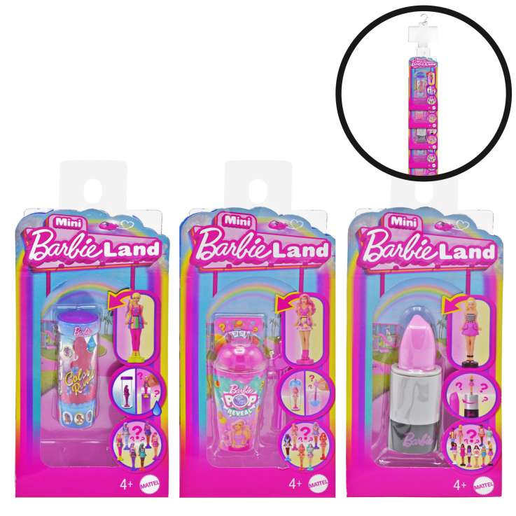 Barbie Mini BarbieLand Reveal Dolls (Assorted) - Loaded Clip Strip