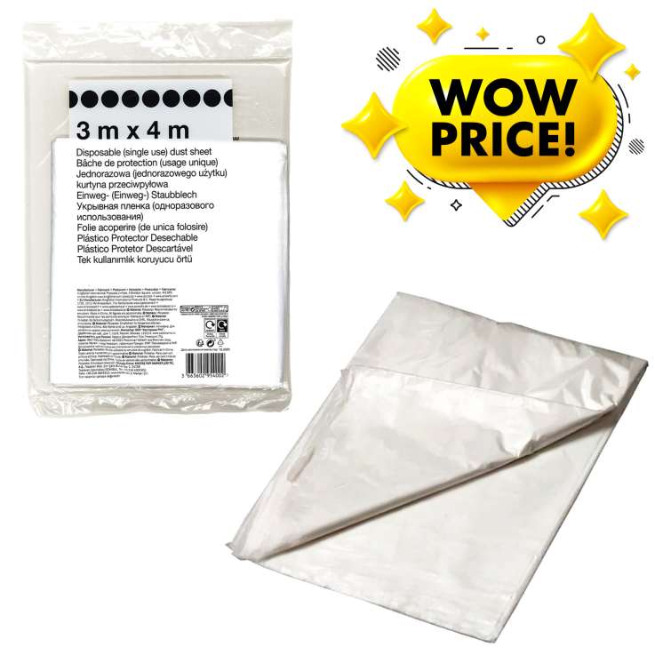 Polyester Dust Sheet (3M x 4M)