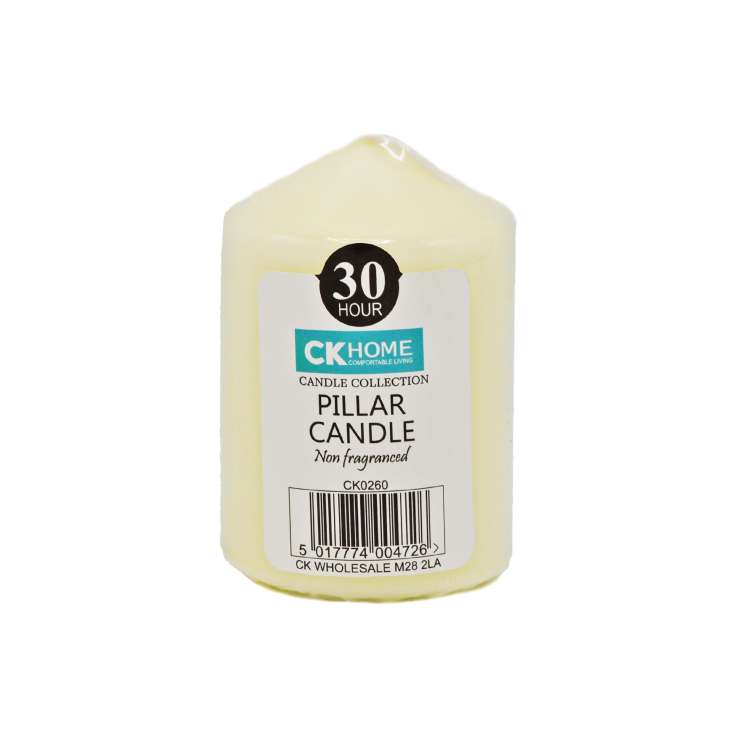 CK Home Pillar Candle (30 Hour) - Non-Fragranced