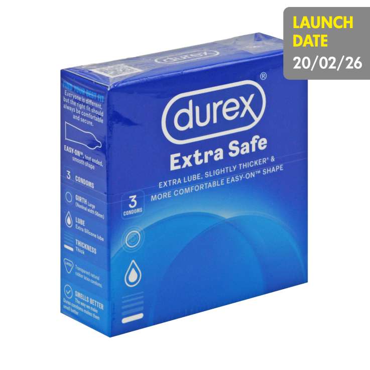Durex Condoms 3 Pack - Extra Safe