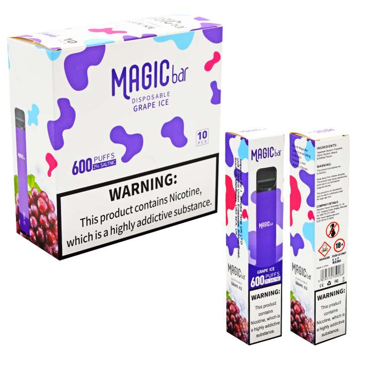 Magic Bar Disposable Vape (600 Puffs) - Grape Ice