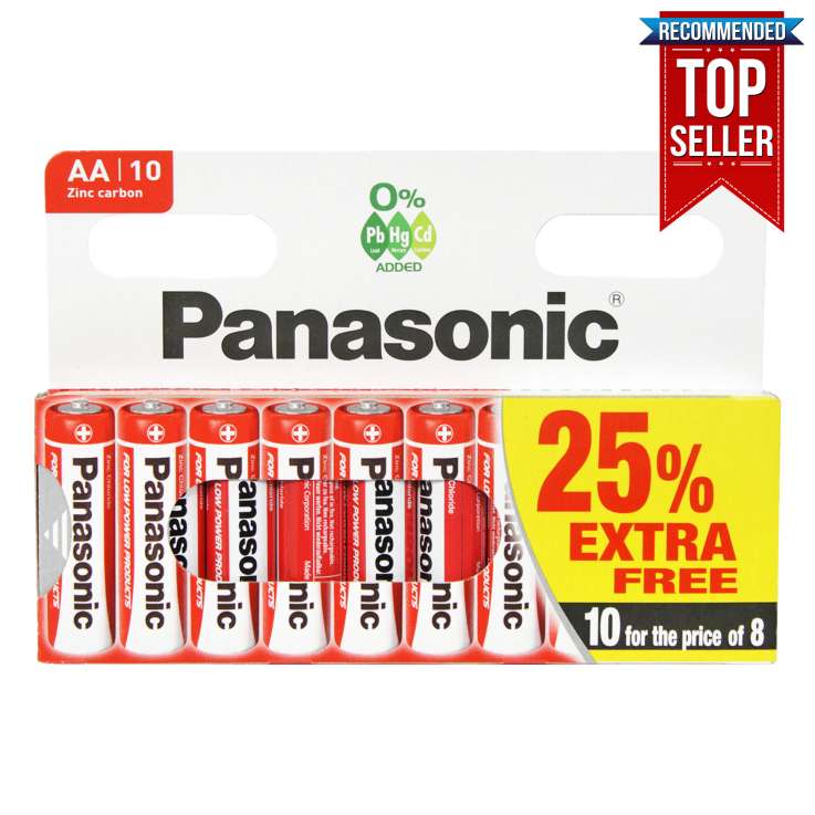 Panasonic Batteries 10 Pack - AA