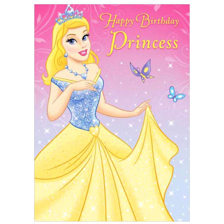 Garlanna Greeting Cards Code 50 - Birthday Princess