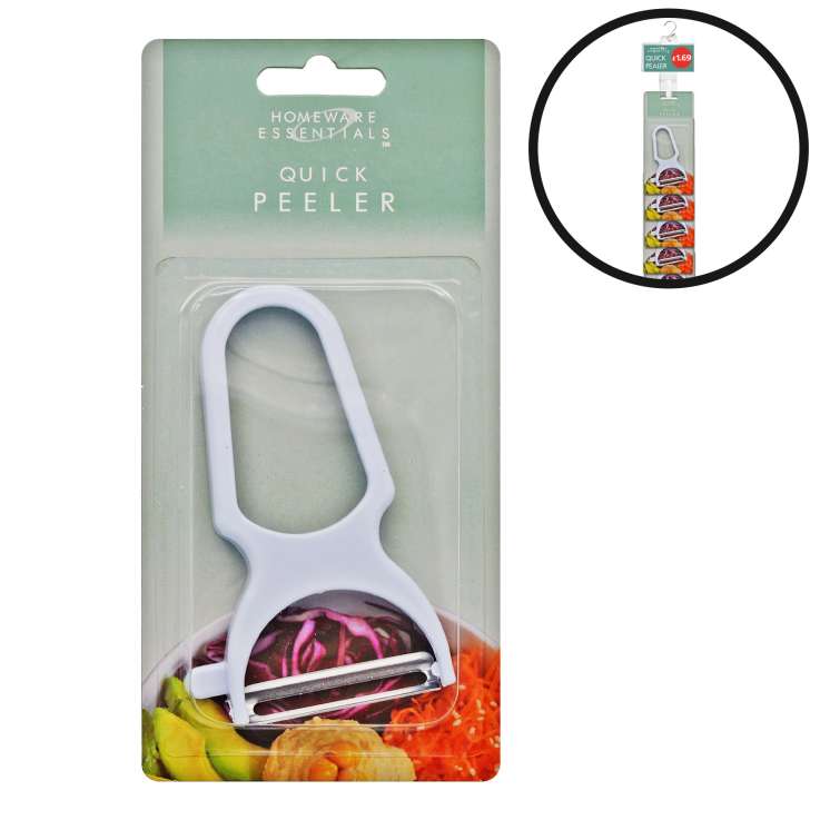 Homeware Essentials Quick Peeler - Clip Strip Provided