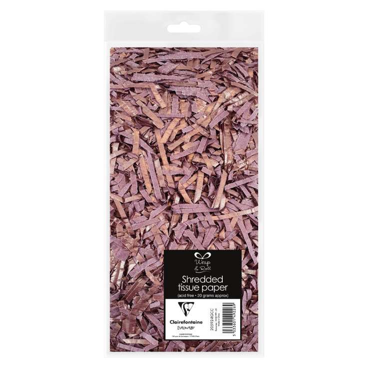 Shredded Tissue Paper (20g) - Rose Gold