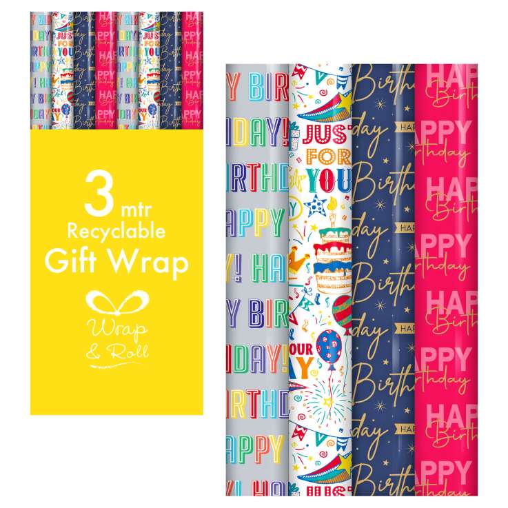 Everyday Wrapping Paper (3M) - Happy Birthday