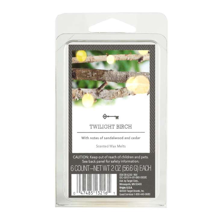 Threshold Scented Wax Melts 6 Pack - Twilight Birch