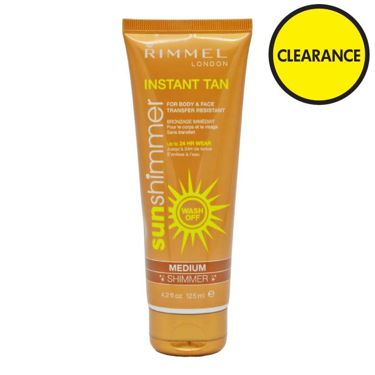 Rimmel London Sunshimmer Instant Tan (125ml) - Medium Shimmer
