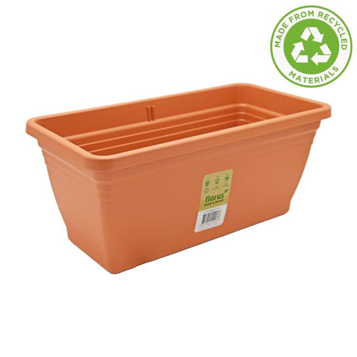 Florus Campana Trough Planter (40cm) - Terracotta