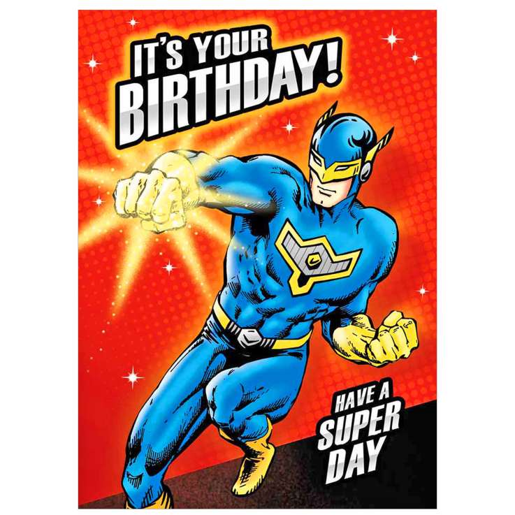 Garlanna Greeting Cards Code 50 - Superhero