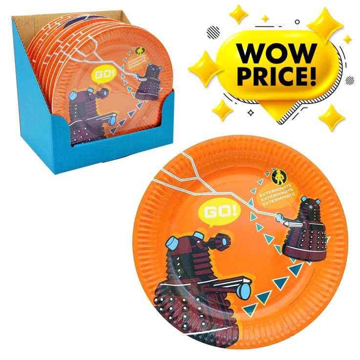 Doctor Who Party Plates (9") 6 Pack