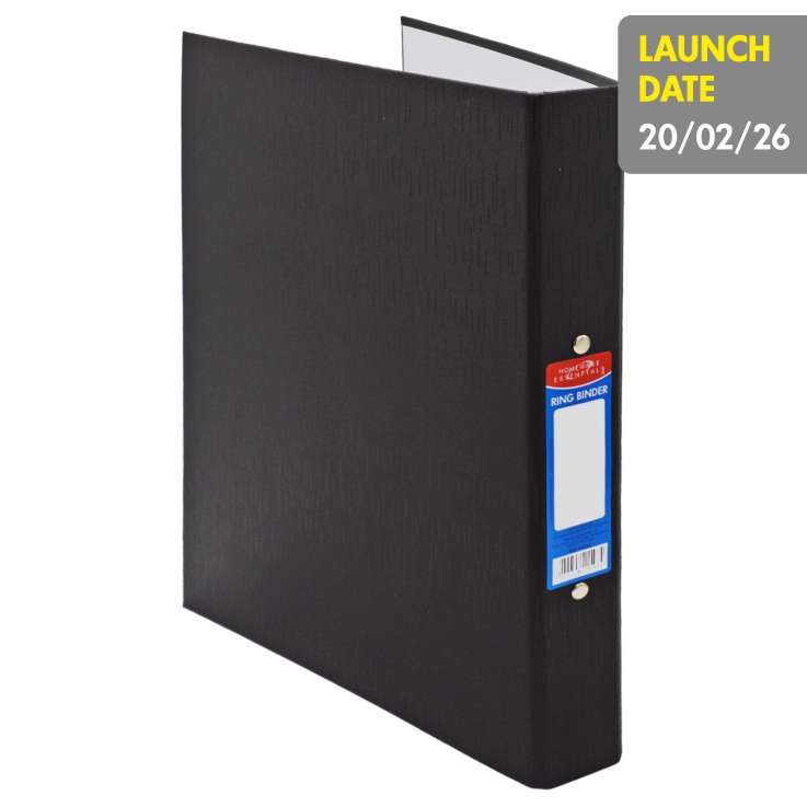 Homeware Essentials A4 Ring Binder (35mm) - Black