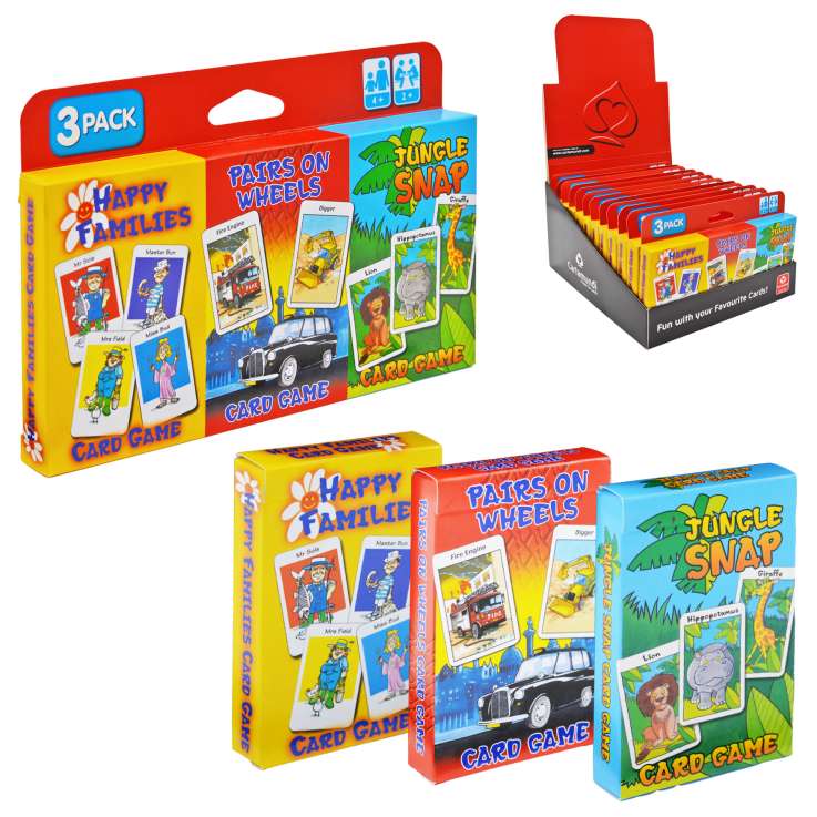 Snap Card Games 3 Pack