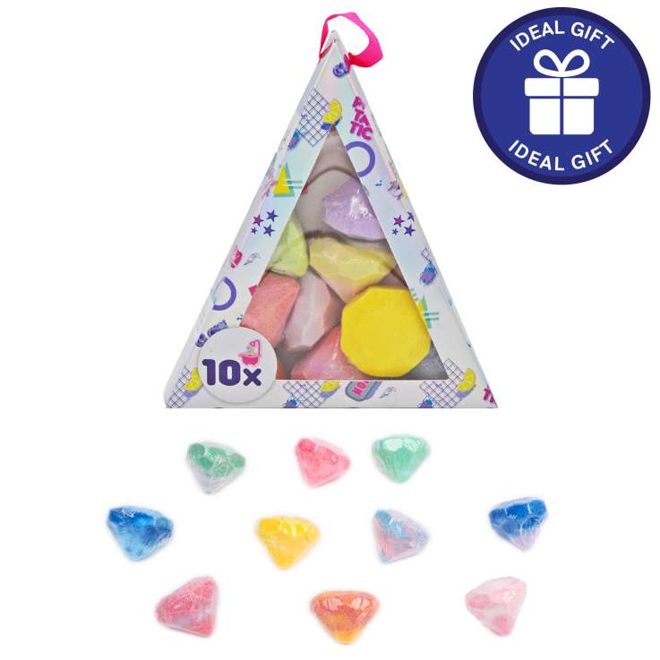 Create It! Diamond Shaped Bath Bombs 10 Pack