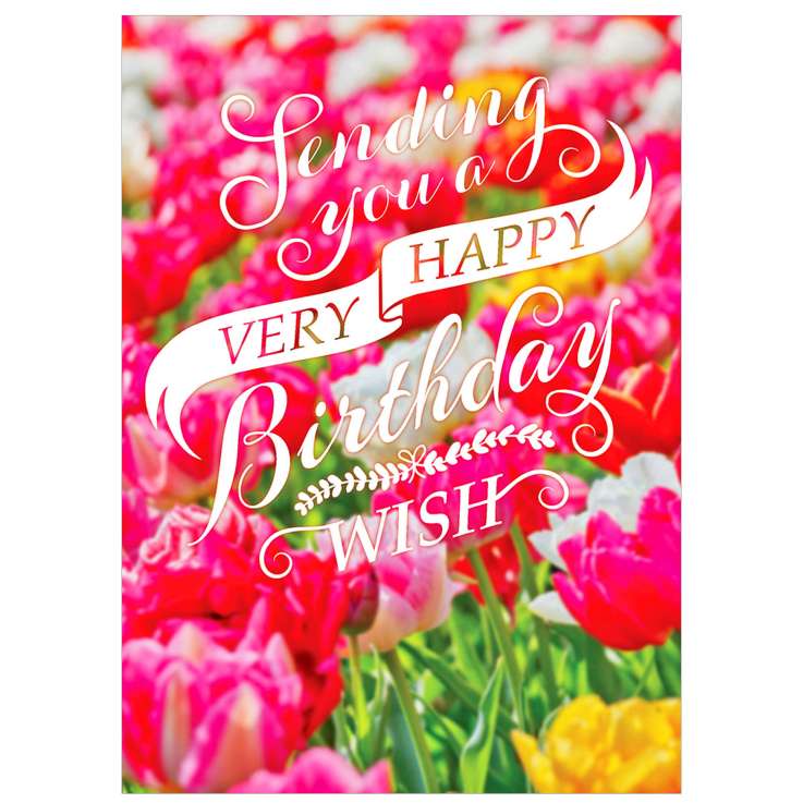 Garlanna Greeting Cards Code 50 - Wish Flowers