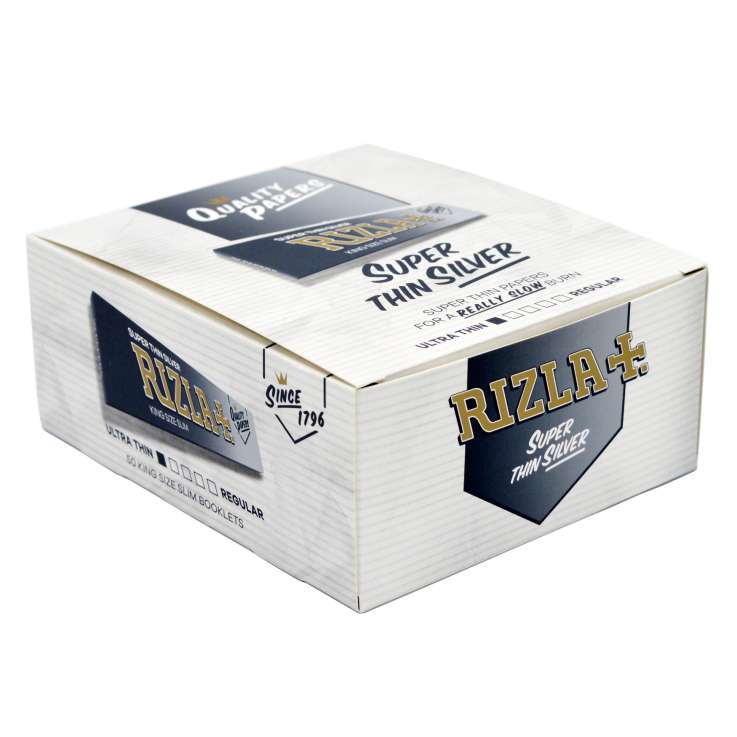 Rizla Silver Super Thin Rolling Papers 32 Pack - King Size