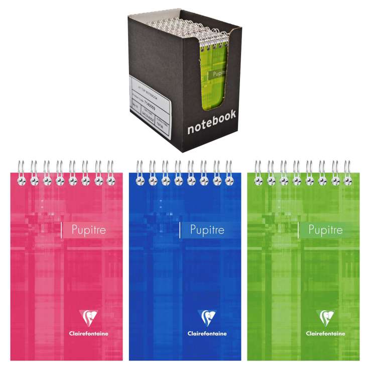Clairefontaine A7 Note Pad 60 Sheets - Assorted Colours