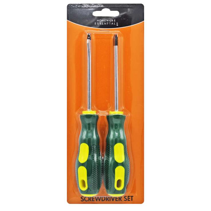 Homeware Essentials Screwdriver Set 2 Pack