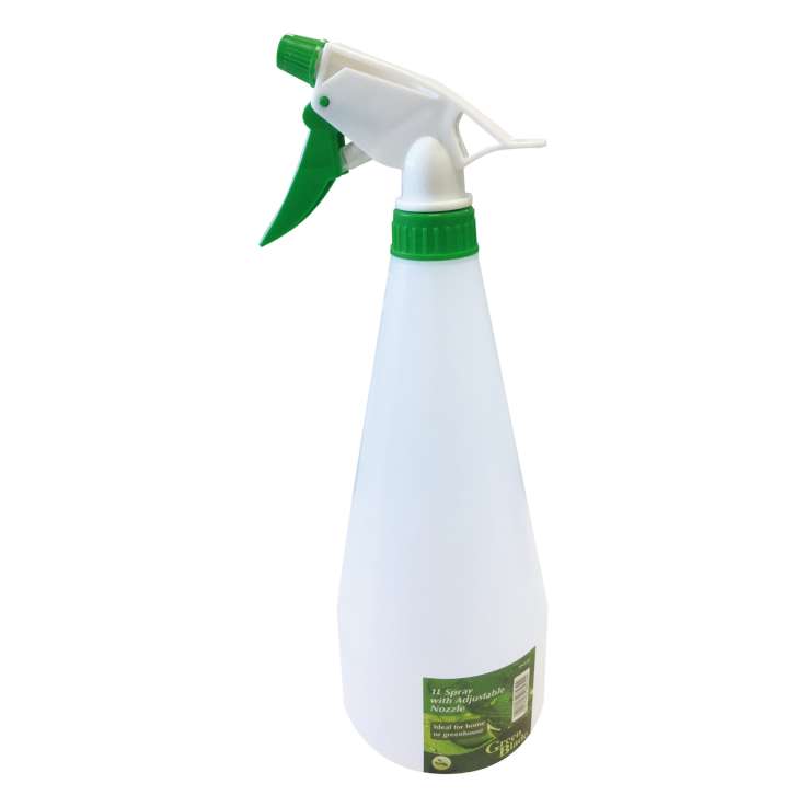 Spray Bottle with Adjustable Nozzle 1L