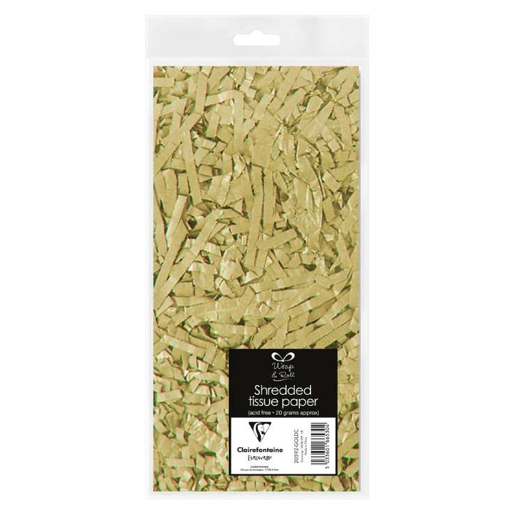 Shredded Tissue Paper (20g) - Gold