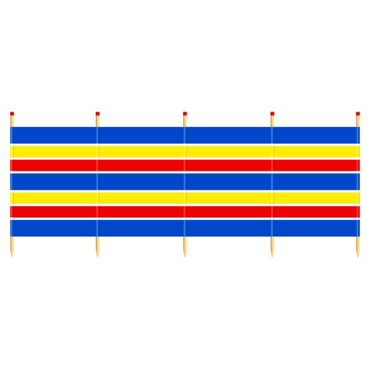 5 Pole Windbreak (2.8M x 1.2M)