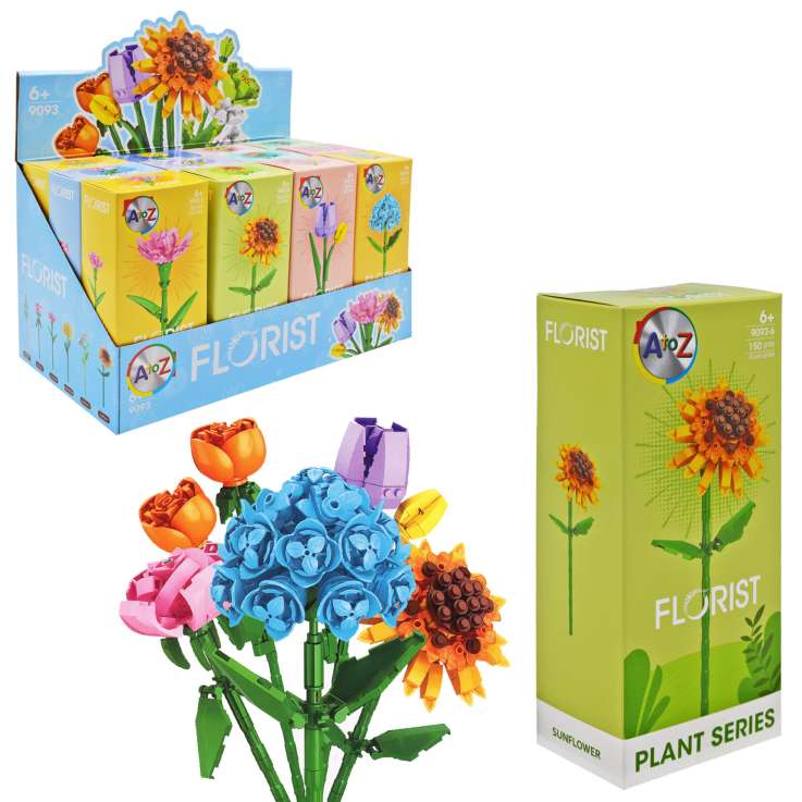 Florist Plant Series Brick Set - Assorted Flowers