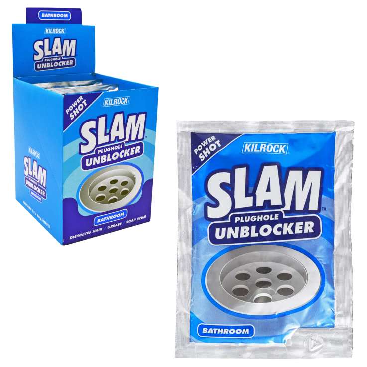 Kilrock Slam Bathroom Plughole Unblocker 80g