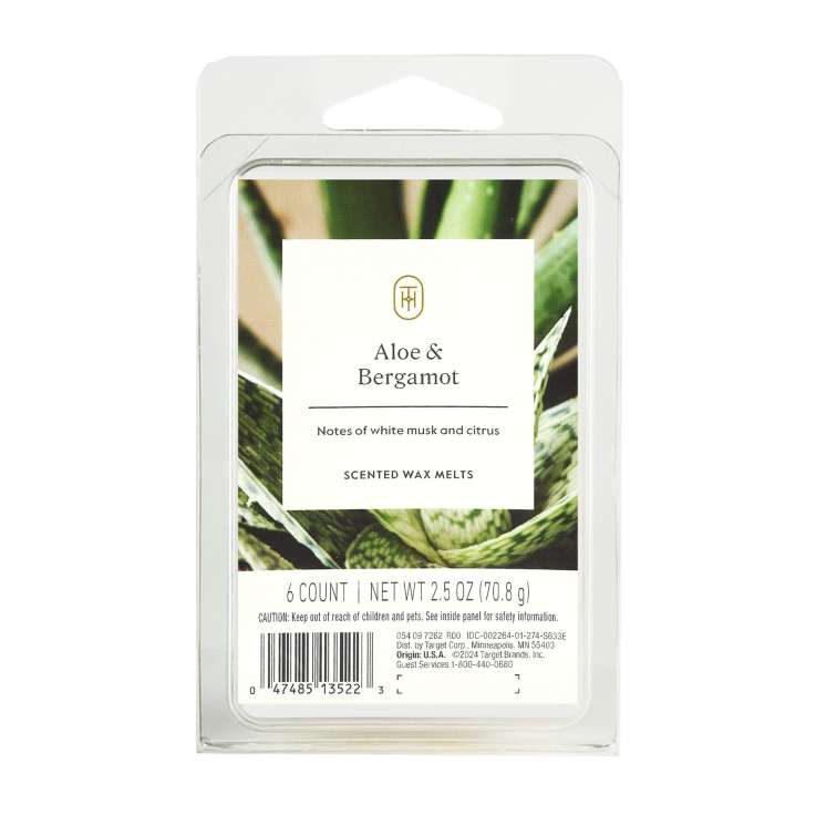 Threshold Scented Wax Melts 6 Pack - Aloe & Bergamot