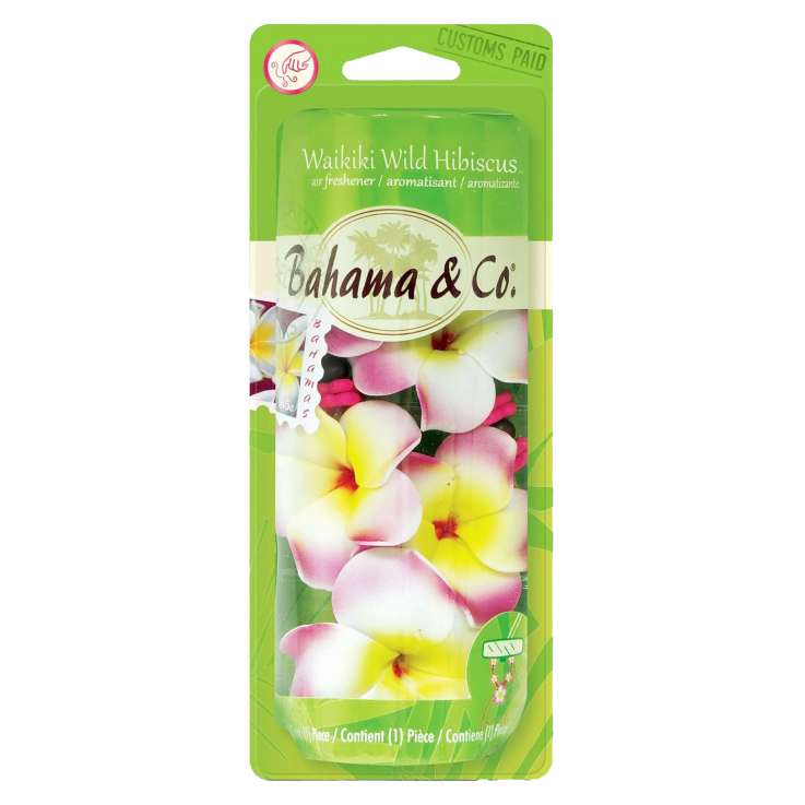 Bahama & Co. Car Air Freshener - Waikiki Wild Hibiscus