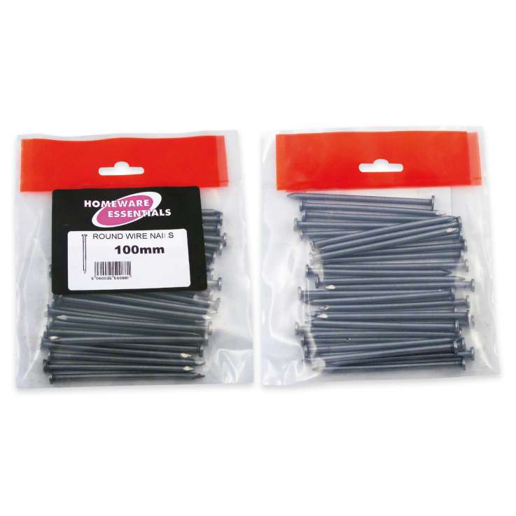 Homeware Essentials Round Wire Nails (100mm)
