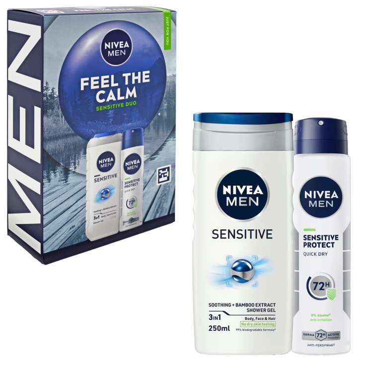 Nivea Men Feel the Calm Sensitive Duo Gift Set