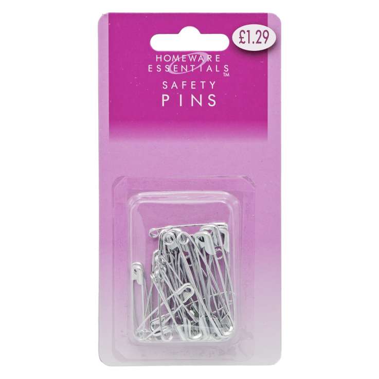 Homeware Essentials Safety Pins 24 Pack (HE07)