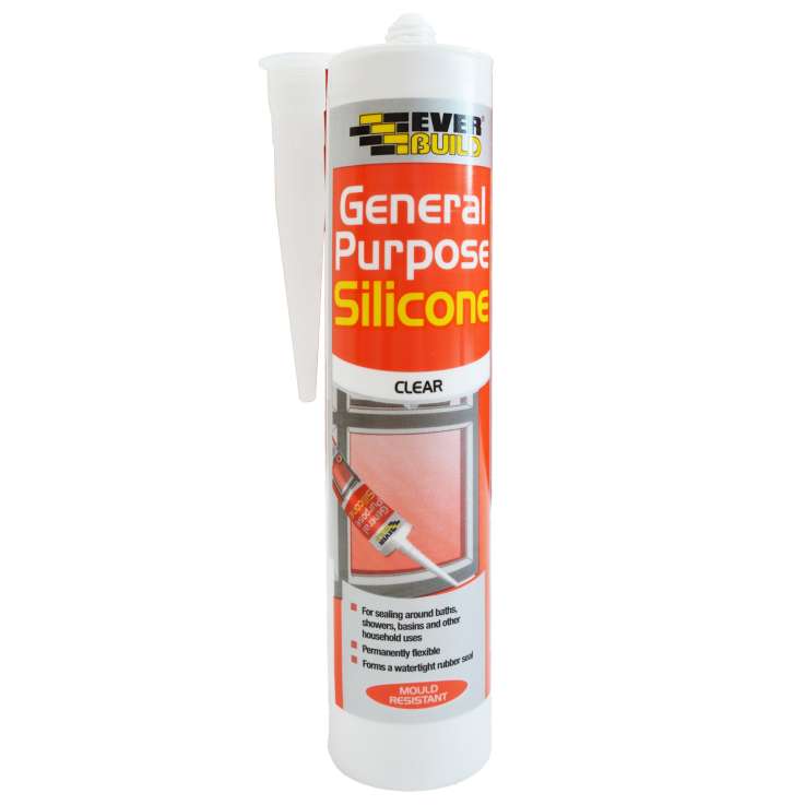 Everbuild General Purpose Silicone (280ml) - Clear