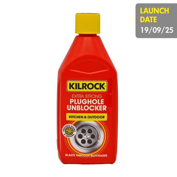 Kilrock Extra Strong Plughole Unblocker (500ml) - Kitchen & Outdoors
