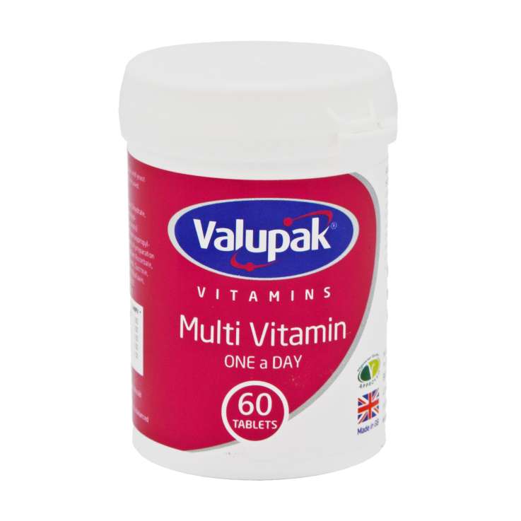 Valupak Multi Vitamin One a Day Tablets 60 Pack