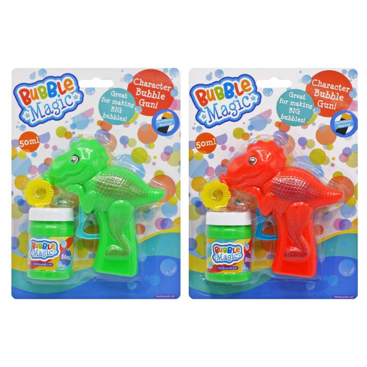 Bubble Magic Bubble Gun - Dinosaur