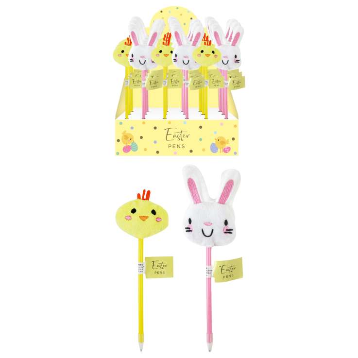 Easter Fluffy Pens - Assorted Designs