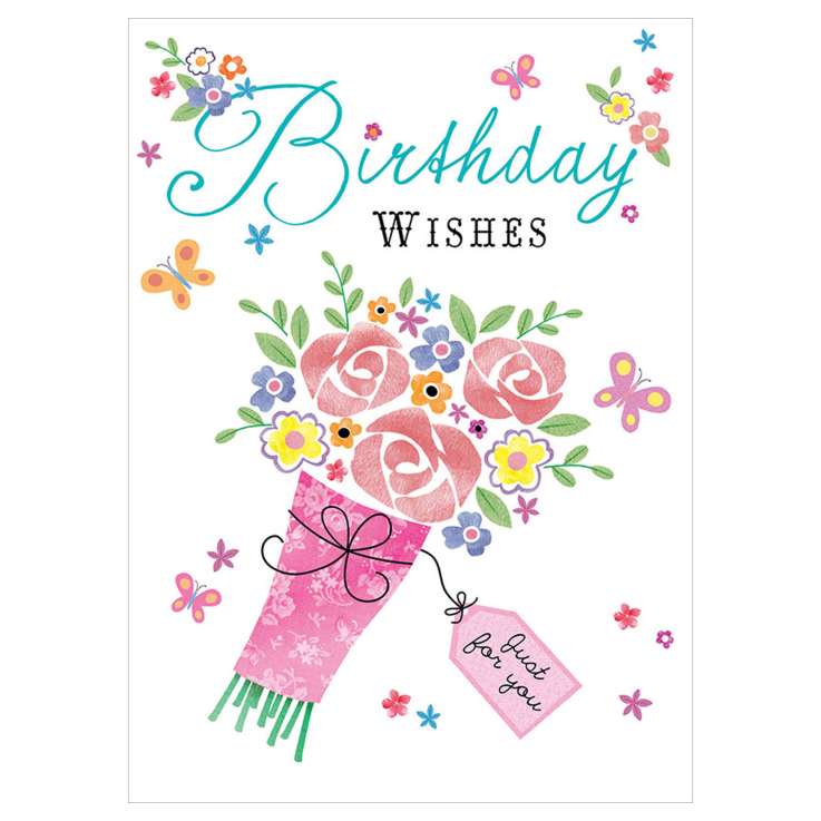 Garlanna Greeting Cards Code 50 - Birthday Wishes