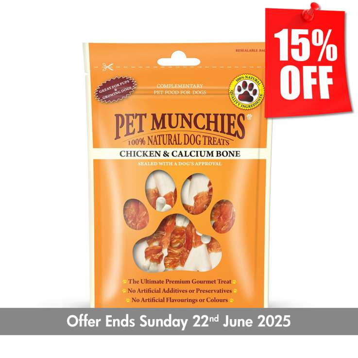 Pet Munchies Chicken and Calcium Bones (100g)