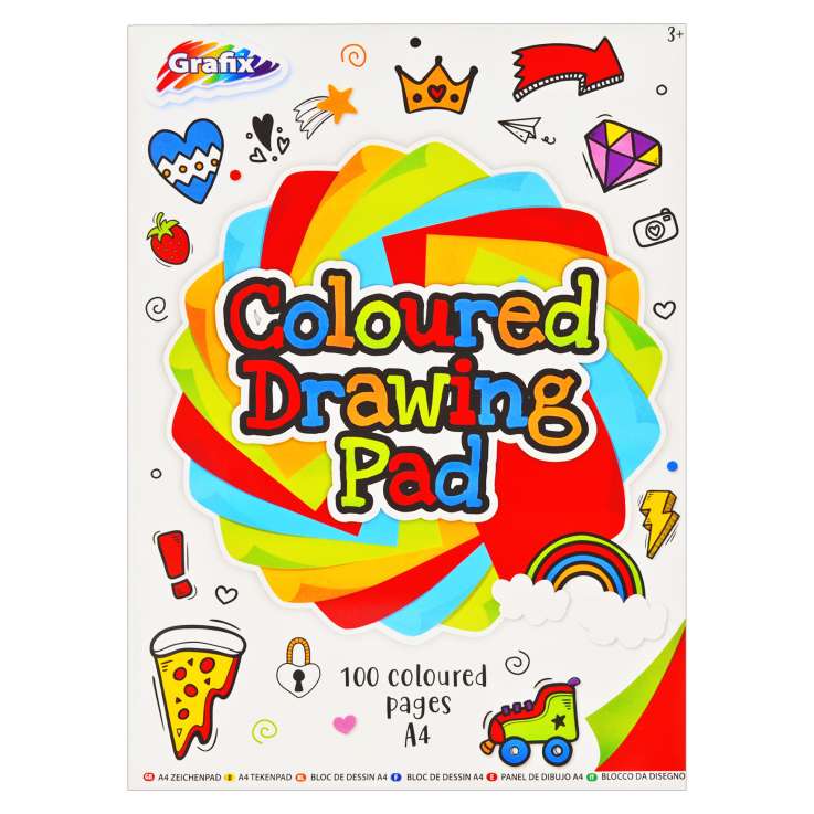 Wholesale Grafix A4 Colouring Drawing Pad - Homeware Essentials