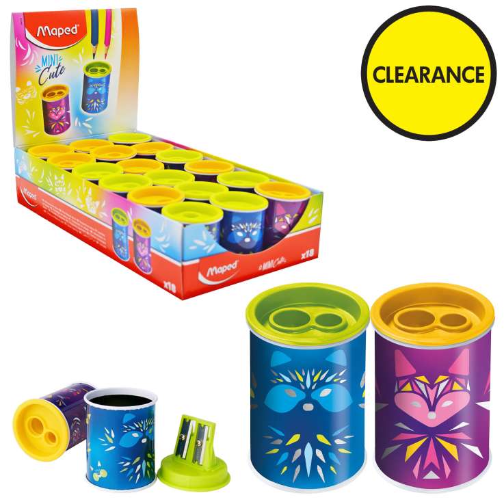 Maped Mini Cute Can Sharpener (5cm) - Assorted Colours
