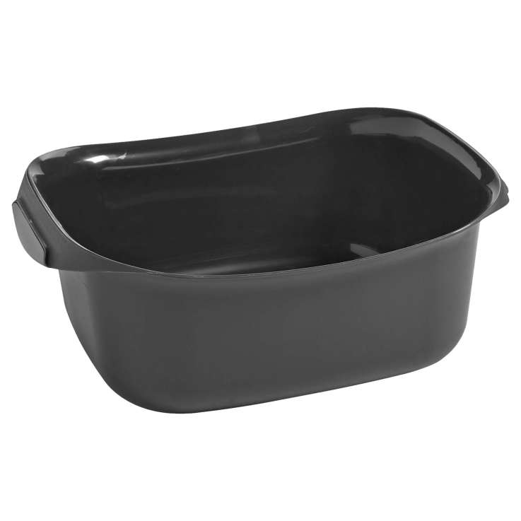 Curver Rectangular Washing Up Bowl (38cm) - Graphite