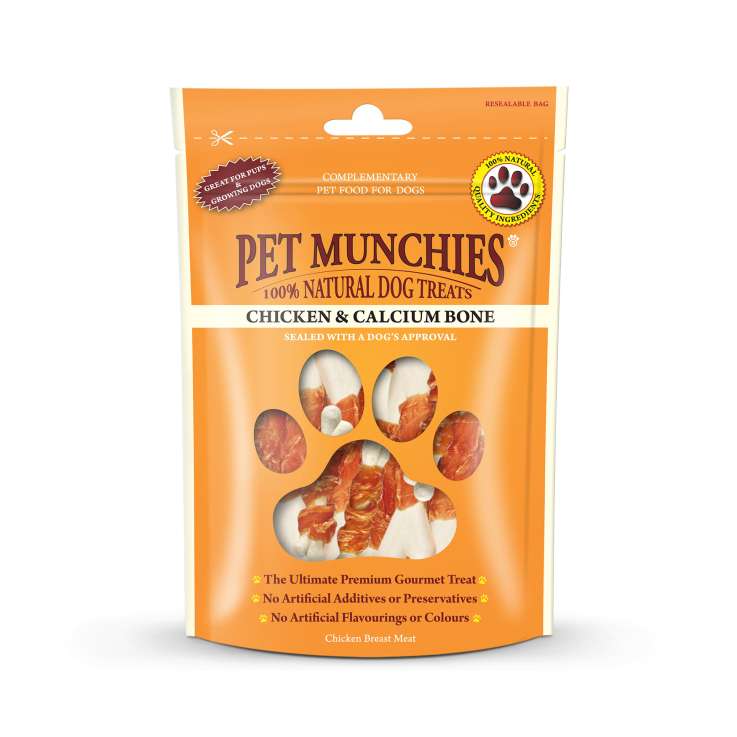 Pet Munchies Chicken and Calcium Bones (100g)