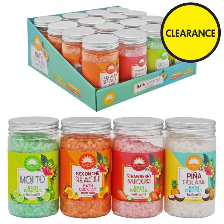 Elysium Spa Bath Cocktail Bath Salts (320g) - Assorted