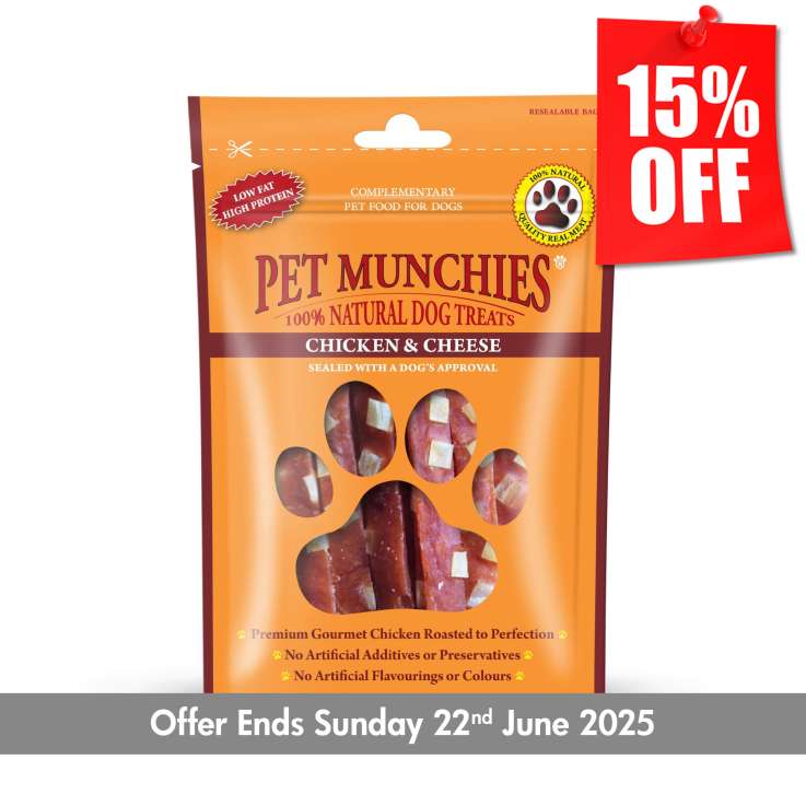 Pet Munchies Chicken and Cheese Treats (100g)
