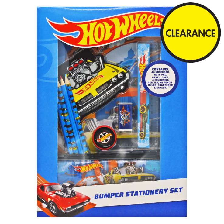 Hot Wheels Bumper Stationery Set