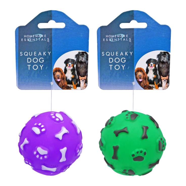 Homeware Essentials Squeaky Dog Ball