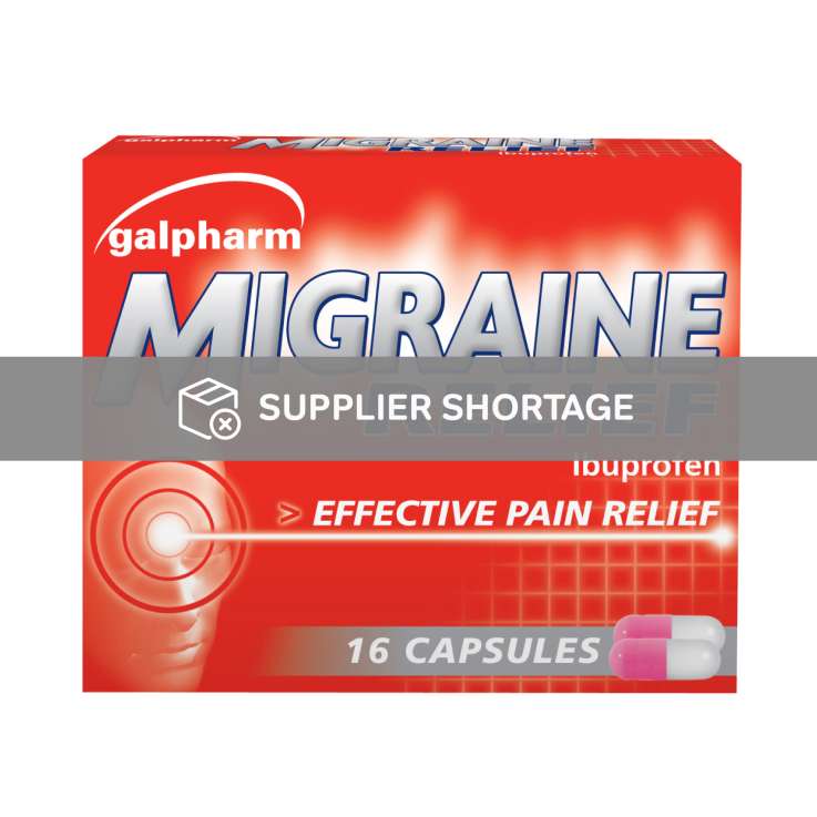 Galpharm Migraine Relief Capsules 16's